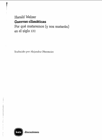 2010. Guerras climáticas