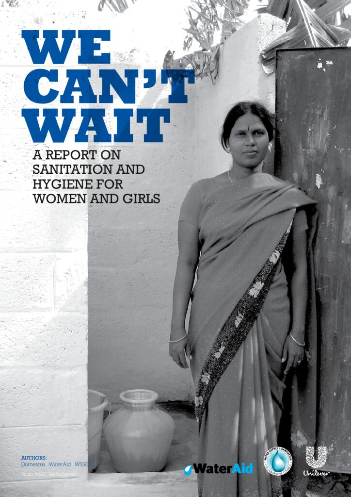 SF. We can´t wait A report on sanitation and hygiene for women and girls. Domestos WaterAid WSSCC